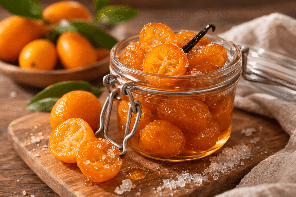 kumquats confits maison