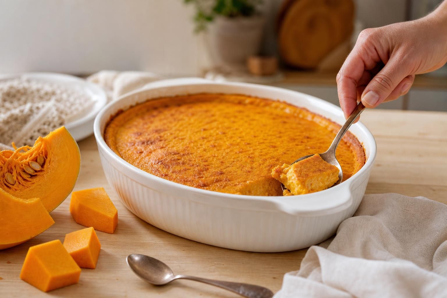 découvrez notre recette maison facile et gourmande de flan au potiron, parfaite pour régaler toute la famille avec un dessert délicieusement doux et automnal.
