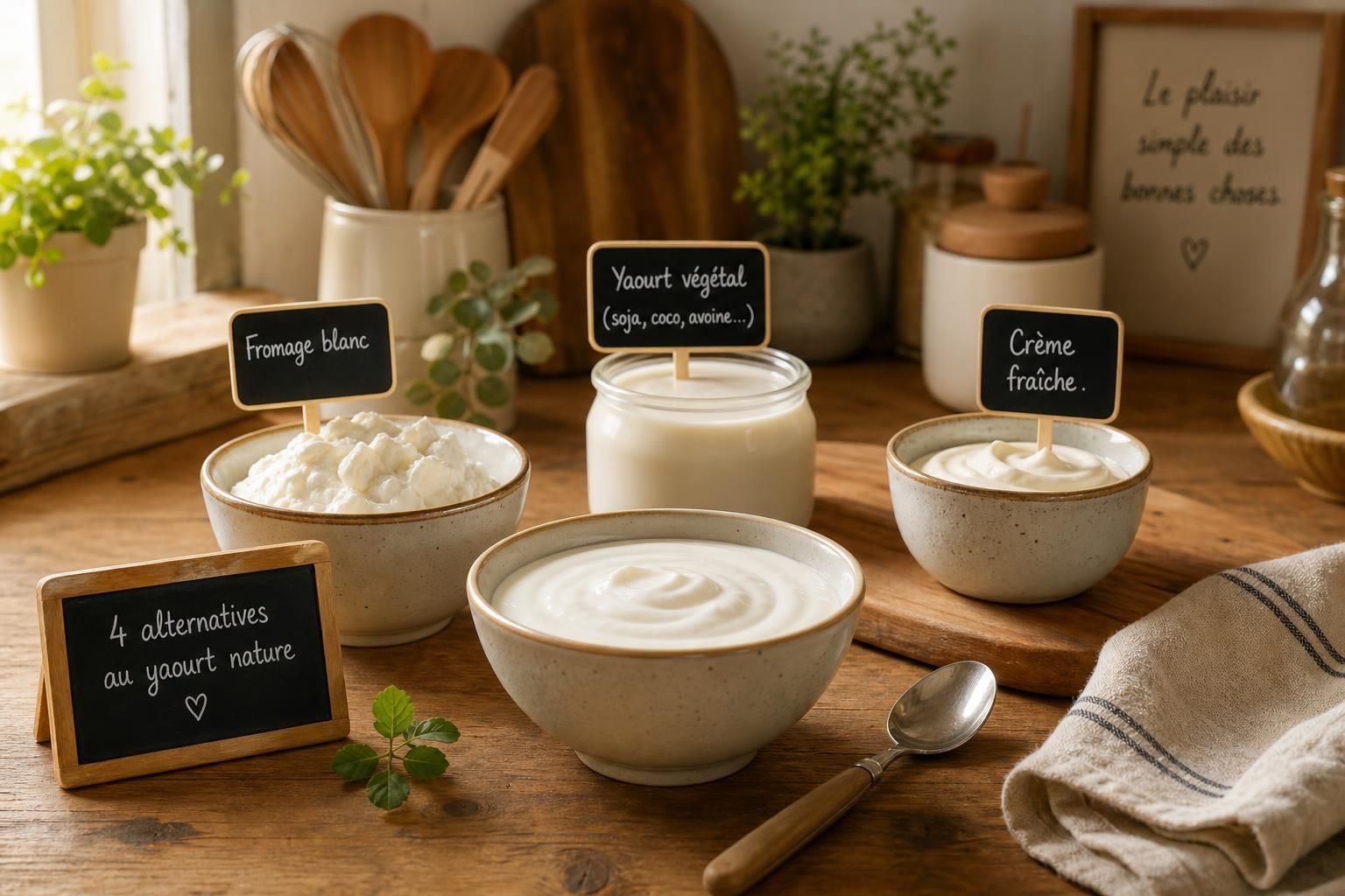 découvrez des alternatives simples et efficaces au yaourt pour vos recettes, adaptées à tous les goûts et besoins alimentaires.