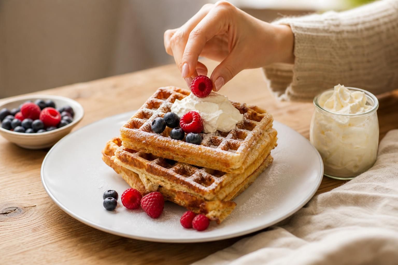 découvrez notre recette facile et gourmande de gaufres de bruxelles maison pour un délicieux goûter ou petit-déjeuner.