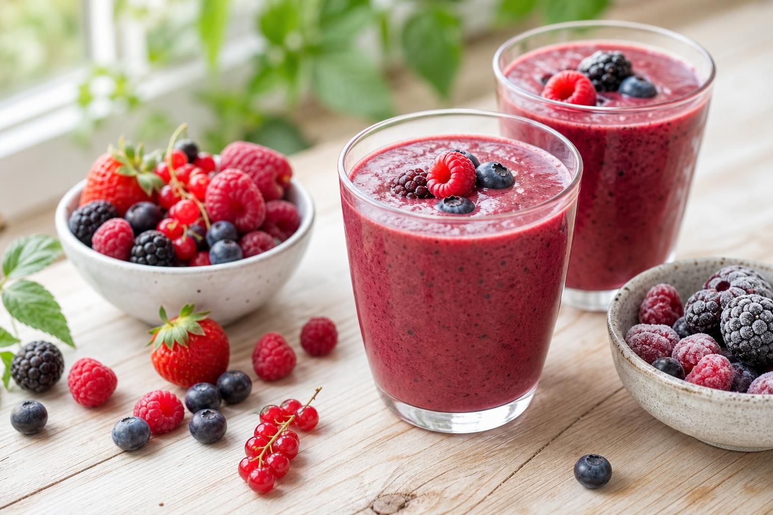 découvrez une recette facile et rapide de smoothie aux fruits rouges surgelés, parfaite pour un goûter sain et rafraîchissant en quelques minutes.