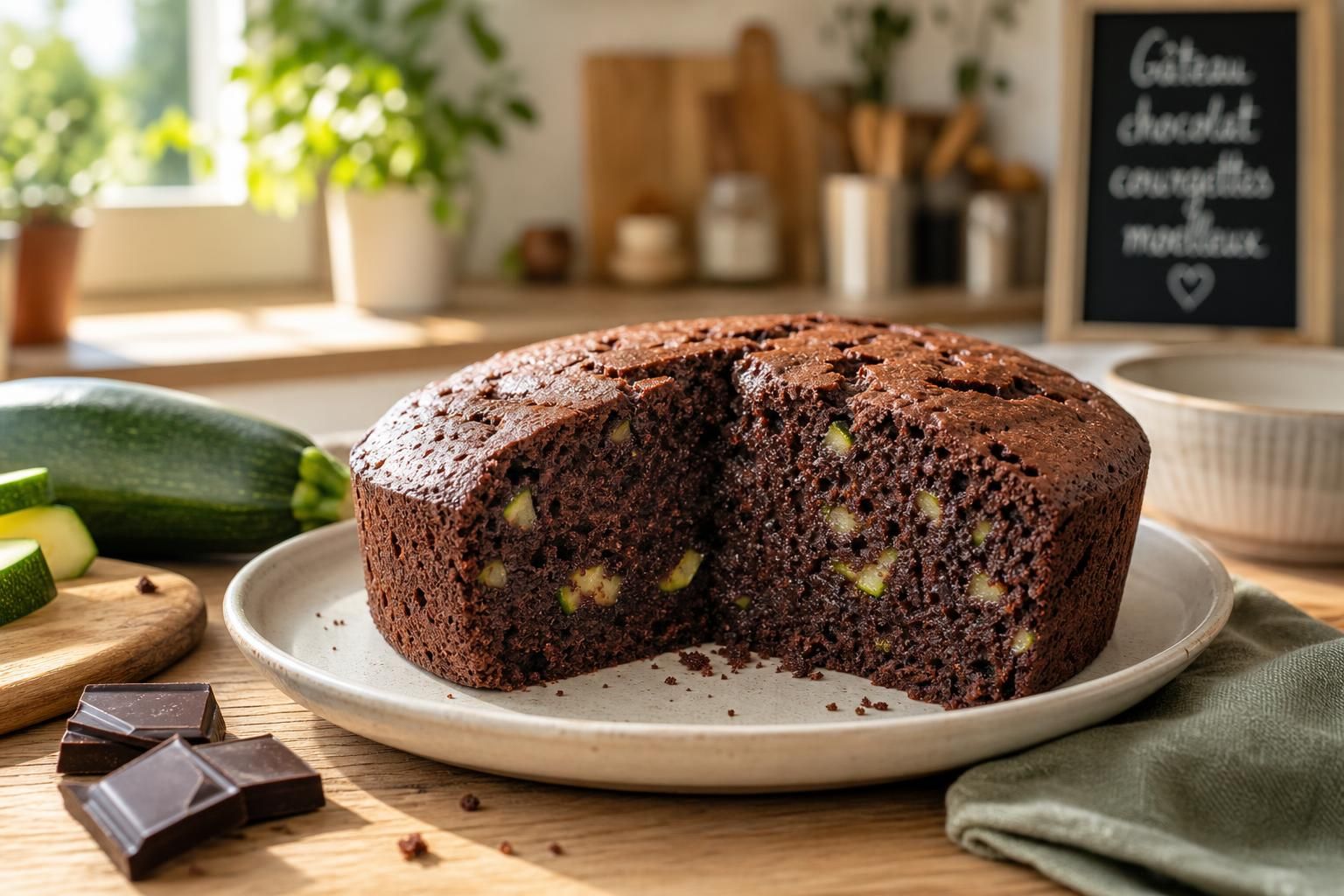 découvrez notre recette originale et gourmande de gâteau au chocolat et courgettes, alliant douceur et fraîcheur pour un dessert surprenant et délicieux.